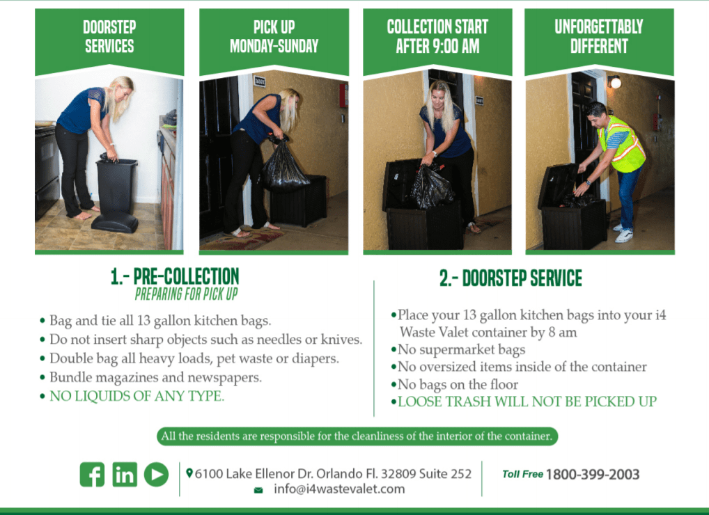 Trash collection information